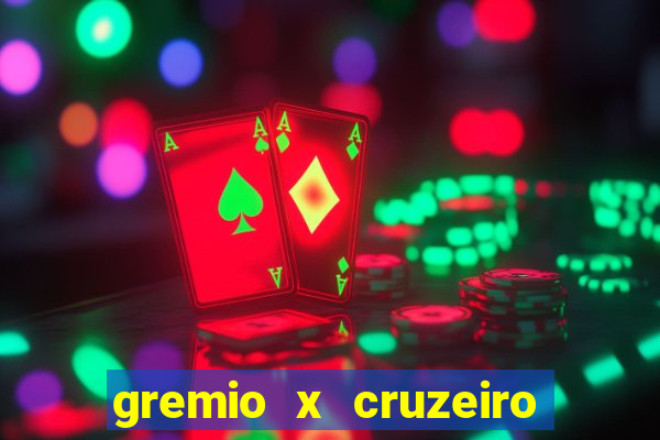 gremio x cruzeiro ao vivo hd